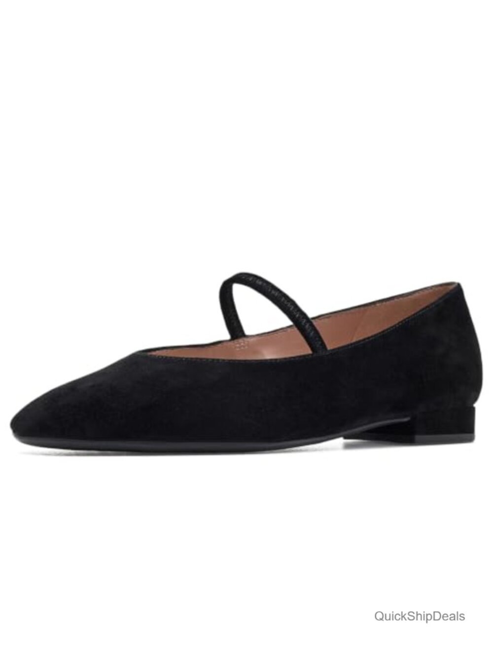 Cole Haan Go-To Valinda Mary Jane Ballet Flats Leather Round Toe
